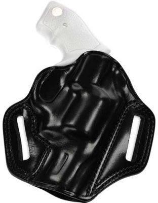 Galco Combat Master Belt Hlstr - Rh Leather S&w K Fr 19 2.5" Bl