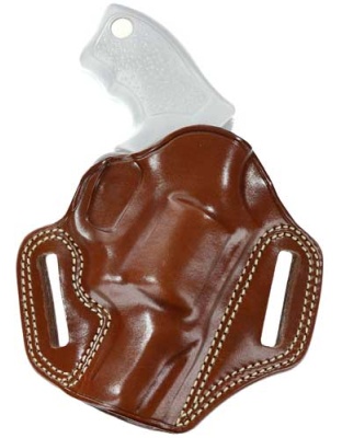 Galco Combat Master Belt Hlstr - Rh Leather S&w L Fr 686 4" Tan