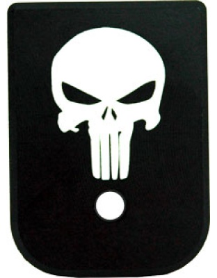 Cruxord Magazine Base Plate - Punisher Fits Most Glocks