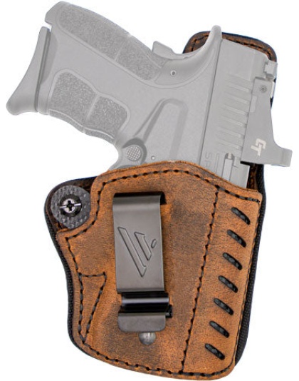 Versacarry Comfort Holster Iwb - Kydex Lthr Rh Comp-ful Sz1 Brn