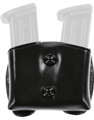 Galco Cdm Cop Double Mag Case - .45-10mm Single Stack Mags Bl<