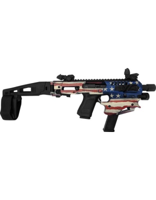 Caa Mck Micro Conversion Kit - Glock 9-40 W-brace Red-wht-bl<