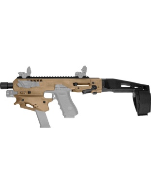 Caa Mck Micro Conversion Kit - Glock .45acp W-brace Fde-tan