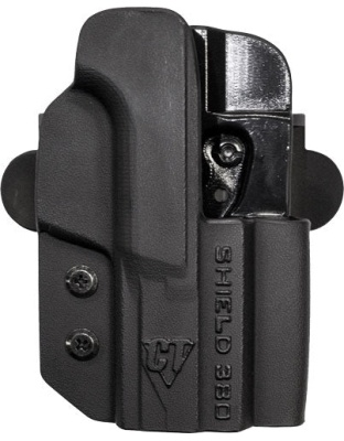 Comp-tac International Rh Owb - Belt-paddle S&w 380 Ez Black