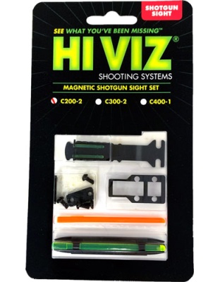 Hiviz Shotgun Deer-turkey Set - C-series 1-4" Vent Rib