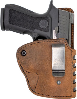 Versacarry Cmpnd Holster Iwb - Kydex Leather Rh Sig P365 Brn
