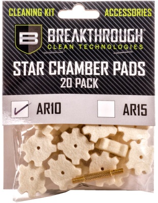 Breakthrough Ar-10 Star - Chamber Pad 20 Pk W- 8-32 Adtr