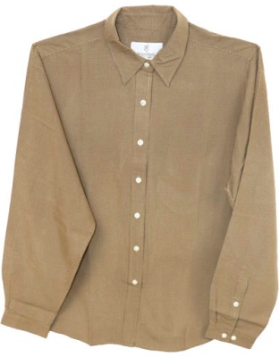 Bg Women's Lg Sleeve Microfibr - Shirt X-large Mocha<