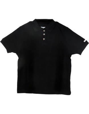 Bg Women's Ss Sleeve Buck Mark - Polo Small Black<