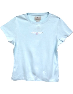 Bg Women's Ss T-shirt Exp - Scroll Small Ice Blue<