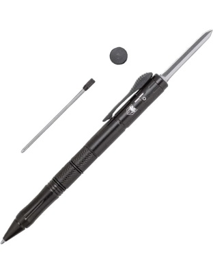 Cobratec Otf Pen Knife Black - 1.75" Blade W-black Ink