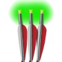 Lumenok Xbow Arrow 22" Barnett - Headhunter Green Crescent 3pk