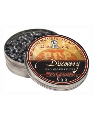 Benjamin Discovery .22 Pellets - 14.3 Grains Hp 500-pack