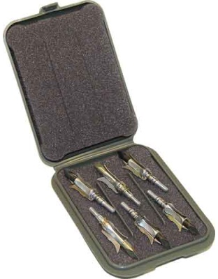 Mtm Mechanical Broadhead Case - Holds 6 Broadheads Army Green
