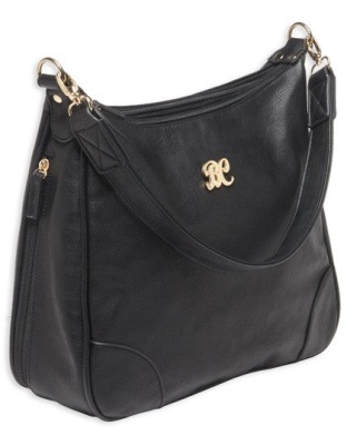 Bulldog Concealed Carry Purse - Hobo Style Black W-black Trim
