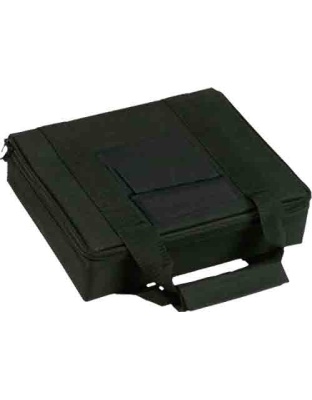 Bulldog Hard Side Nylon Case - 8"x7"x2" Black For 2 Pistols