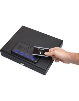 Bulldog Biometric Pistol Vault - Magnum Top Load 11.5"x9.8"x2.5