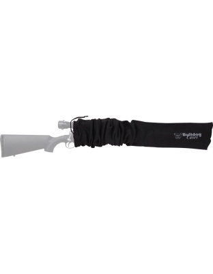 Bulldog Gun Sock 52"x6" Black - Oversized Scoped Rifle