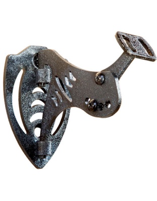 Skull Hooker Bone Bracket - Black