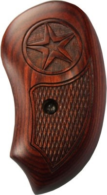 Bond Arms Grip Extended Lam. - Rosewood-grey W-laser Star