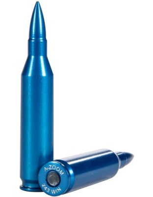 A-zoom Metal Snap Cap Blue - .243 Win 5-pack<