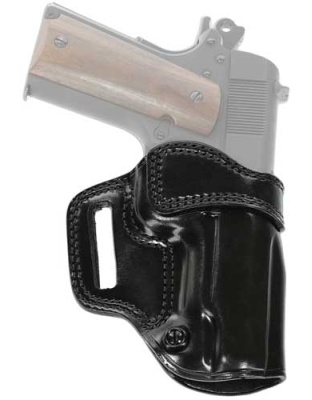 Galco Avenger Belt Holster Rh - Leather 1911 3" Black