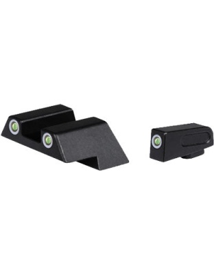 Ati Night Sight Set 3-dot - Green Glock Gen 1-5 (not Mos)
