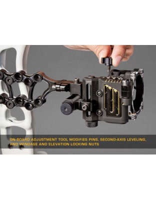 Trophy Ridge Bow Sight Fix 5 - 3-pin .019 Rh Black
