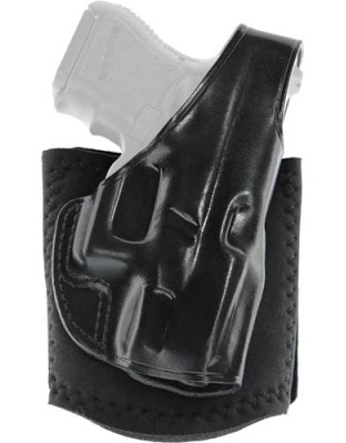 Galco Ankle Glove Holster Rh - Leather M&p Shld 9-40-45 Blk