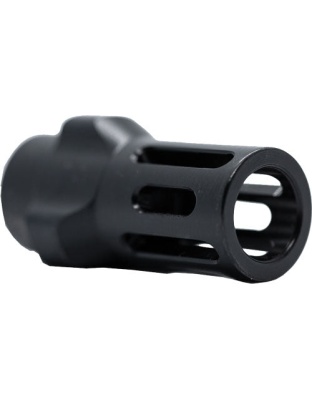 Angstadt Flash Hider 3-lug - 9mm 1-2x28 Tpi Black