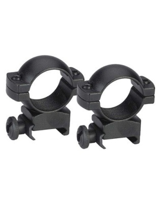 Traditions Rings 1" Weaver - High Matte Black