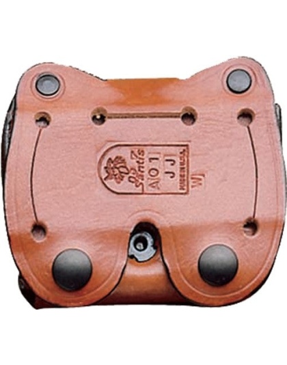 Desantis Double Mag Pouch Owb - Leather Single Stack 9-40 Tan