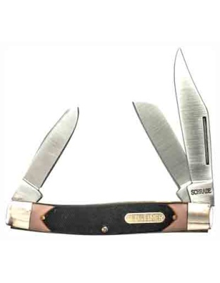 Old Timer Knife Senior 3-blade - 3" S-s Delrin