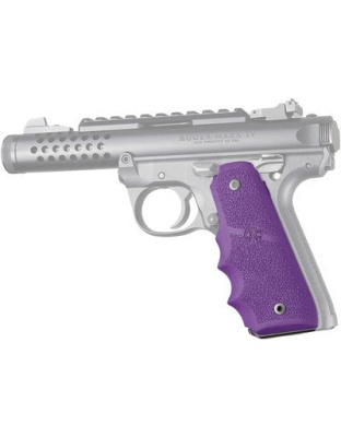 Hogue Grips Ruger 22-45 Mkiv - Rubber Grips-finger Groove Pur