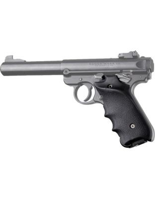 Hogue Grips Ruger Mkiv Rubber - Grip W- Fg & Rh Thumb Rest Blk