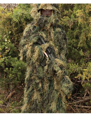 Red Rock Ghillie Suit Woodland - 5 Piece Adult Medium-large