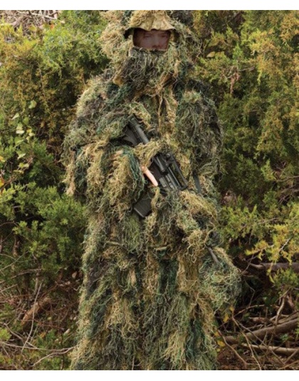 Red Rock Ghillie Suit Woodland - 5 Piece Adult Xl-xxl
