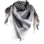 Red Rock Shemagh Head Wrap - White-black
