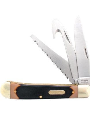 Old Timer Knife Premium Trappr - 3-blade 3.3" Blade
