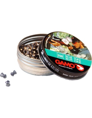 Gamo .177 Hunter Pellets - 7.56 Grains 250pk Tin