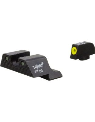 Trijicon Night Sight Set Hd Xr - Yellow Outline Glock 42-43