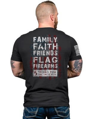 Nine Line Apparel 5 Things - Men's T-shirt Black X-large