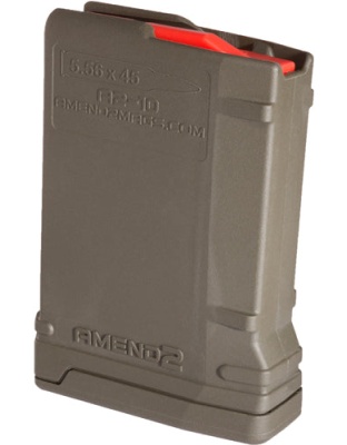 Amend2 Ar-15 Magazine 5.56x45 - 10 Rd Polymer Odg