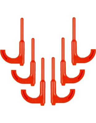 Fsdc Loaded Chamber Indicator - Safety Flags Orange Rifle 6pk