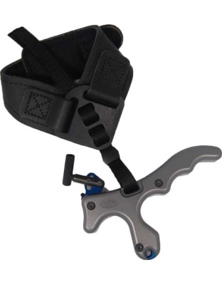 Hot Shot Archery Haze Release - 4 Finger Black W-silent Triggr