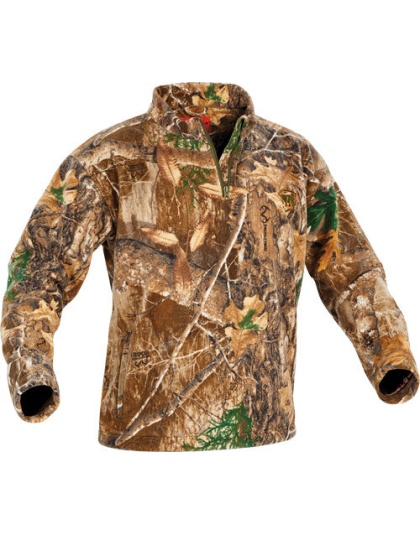 Arctic Shield Heat Echo Sherpa - Fleece 1-4 Zip Rt Edge Xxlrg