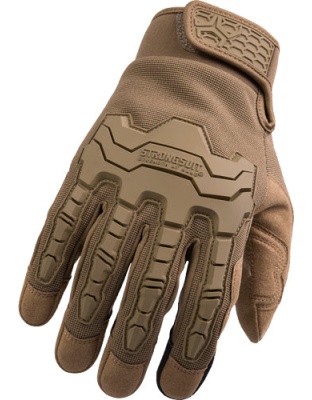 Strongsuit Brawny Gloves Large - Coyote W-knuckle Protection