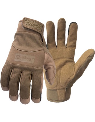 Strongsuit General Utility Pls - Gloves Large Coyote Lthr Palm