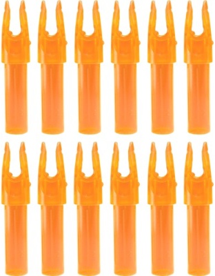 Carbon Express Nock Launchpad - Precision Orange .244 Id 12pk