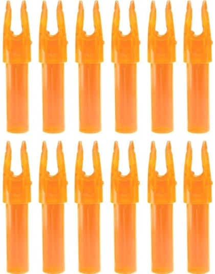 Carbon Express Nock Launchpad - Precision Orange .244 Id 12pk